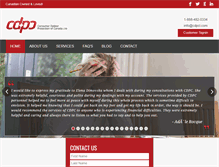 Tablet Screenshot of cdpcl.com